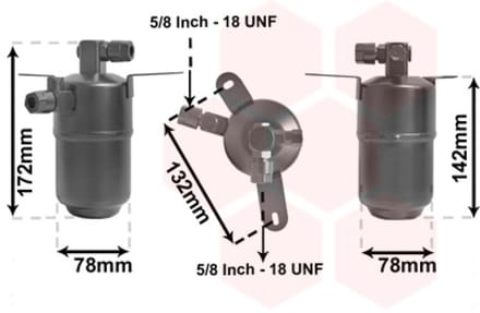 Van Wezel - AIRCO DROGER VOOR MERCEDES BENZ E-CLASS W210 1995-1999 2108300383