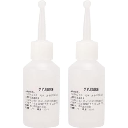 2 stuks Tandheelkundige Handstuk Smeermiddel Olie voor Tandarts Handstuk Accessoire white