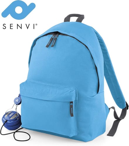 Original Fashion Backpack/Rugzak BagBase - 18 Liter Surf Blue
