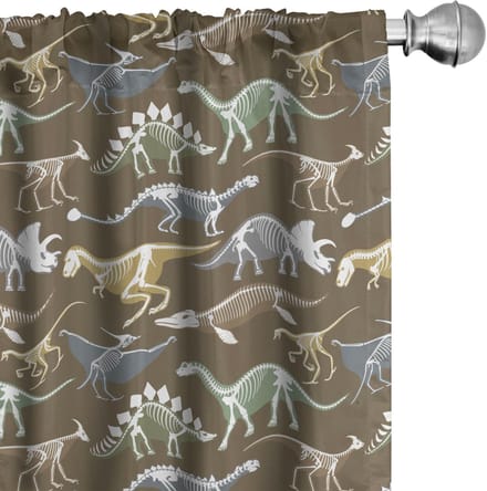 Dinosaurussen – 2-delig, 150 x 245 cm – microvezel, donkerend