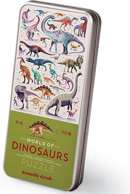 Crocodile Creek Puzzel World of Dinosaurs - 150 stukjes