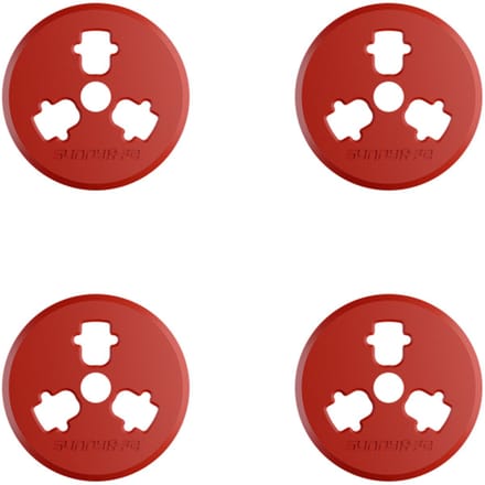 Propeller Motorbeschermers - 4 Kapjes - Rood - DJI Air 3/3S/Mavic 3 Pro/Classic