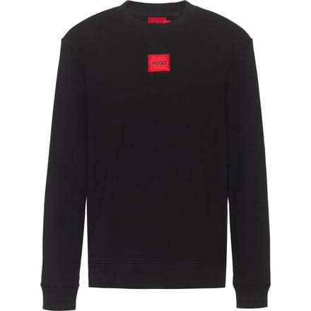 Hugo Heren Diragol Sweatshirt met ronde hals (Zwart)