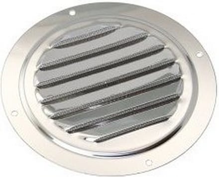 Ronde RVS ventilatieroosters met hor - 63mm