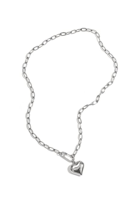 Ketting hangend hart met frontsluiting