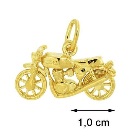 Blinx Jewels Vergulden Hanger Motorfiets