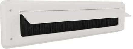 Brievenbusklep wit | Binnenbriefplaat wit | Brievenbusborstel wit met klep | door-line brievenbus classic