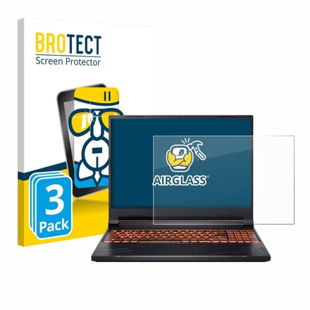 Screenprotector 3 Stuks voor Acer Nitro V 16 Beschermglas transparant