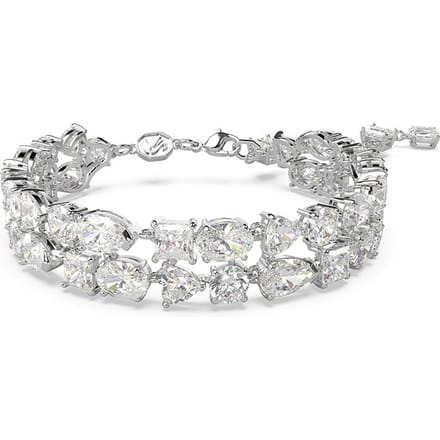 Swarovski 'Mesmera' Dames Basis Metalen Armband - Zilver 5669927
