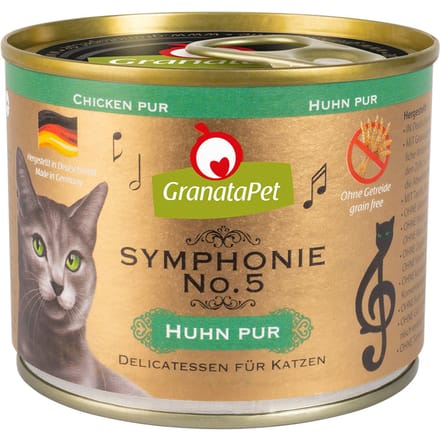 6x200g GranataPet Symfonie Kip Puur Kattenvoer