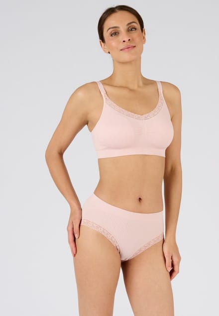 Damart - Set van 2 midislips - Dames - Roze - 50/52