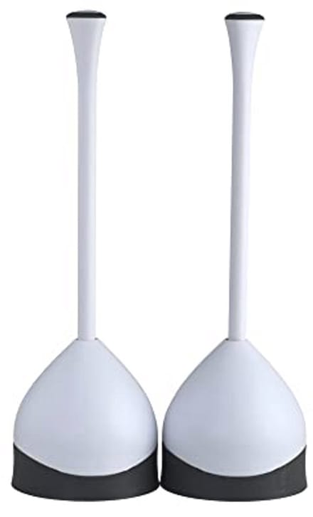 Toilet Plunjer met Opbergcaddy - Ergonomische Handgreep en Eenvoudige Opslag