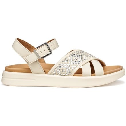GEOX XAND 2S DAMES Sandalen - MELKWIT - Maat 36