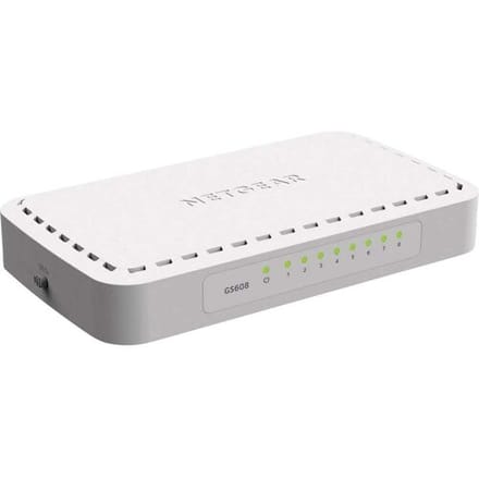 Netgear GS605-400PES 5 Port Gigabit Ethernet Unmanaged Schakelaar