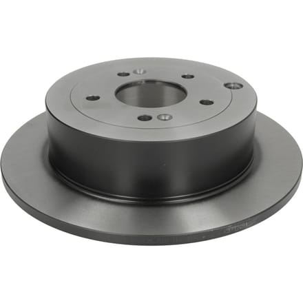 Remschijf TRW DF6690 achter, volledig, 1 Stuk