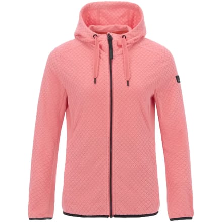 Ellula fleecevest met capuchon en volledige ritssluiting voor dames