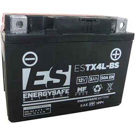 Motorfiets accu Energy Safe ESTX4L-BS 12V-3AH