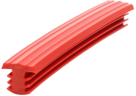 Traptrede Profiel Rubber Rood, 25 Meter