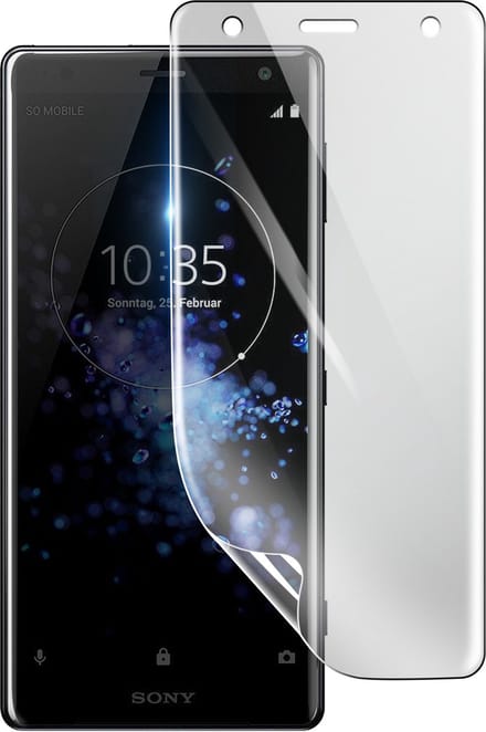 3mk, Geschikt voor Sony Xperia XZ2, Schokbestendige Hydrogel Screenprotector, Transparant