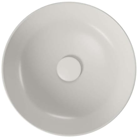 kielle Idolio - Opbouwwastafel, diameter 40 cm, grijs 30624402