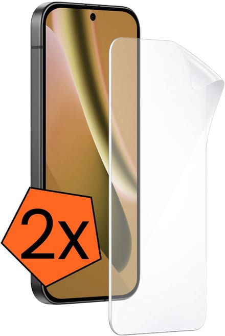 Screenprotector - 2 Stuks - Folie - Geschikt voor Google Pixel 10a - Ultra Clear - Bescherm Folie - Soft TPU - Screen Protector