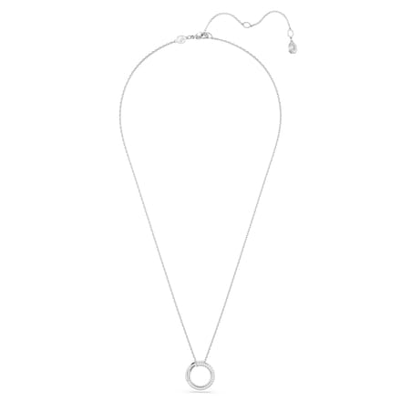 Swarovski 'Dextera' Dames Halsketting van Basismetaal - Zilver 5692737