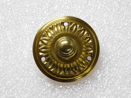Ronde Deurbel - Ø 5,5 cm - Messing