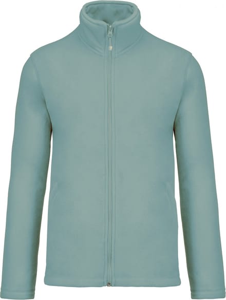 Kariban Microfleece met rits heren K911 - Sage - L