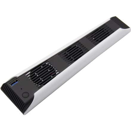 Koelventilator Ruisreductie Externe USB Multifunctionele Temperatuur Koeler Ventilator voor PS5 Console black
