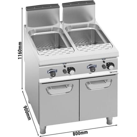 GGM Gastro Gas Nudelkocher - 80 Liter - 24kW