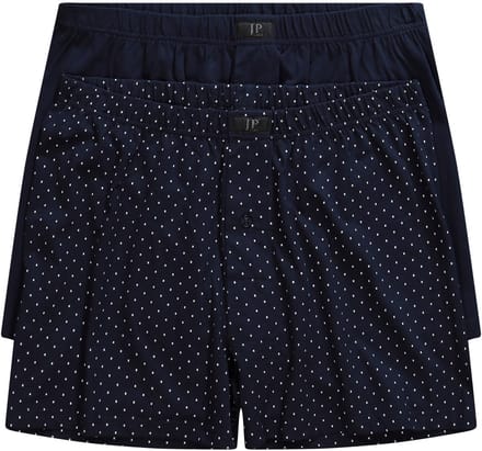 JP 1880 - Heren - Boxershorts FLEXNAMIC® set van 2 onderbroek - Navy blauw - Maat L