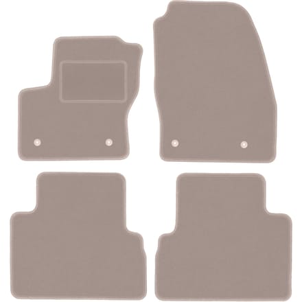 Beige veloursmatten voor: Ford C-MAX MK2 minivan (2015-2019)