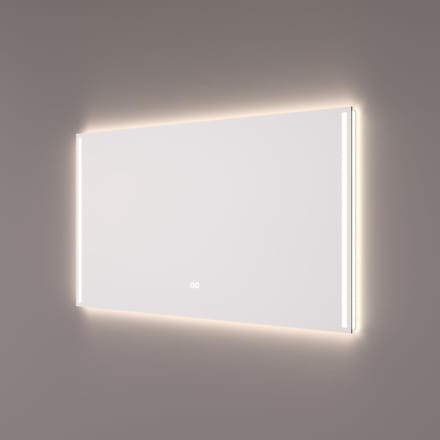 HIPP Design spiegel met LED Verlichting & Touch Dimmer & Verwarming & Kleurenwissel & 80 x 70 x 3 cm