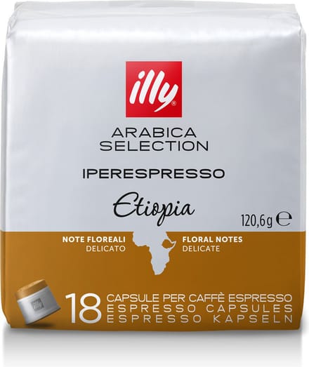 illy - Iperespresso - koffiecapsules - Arabica Selection - Ethiopië - 6 x 18 capsules