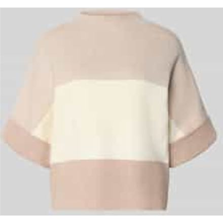 Gebreide pullover met opstaande kraag