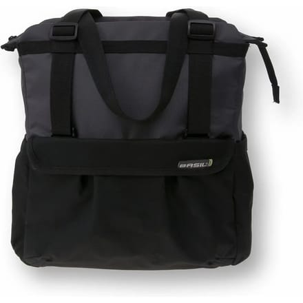Basil Shopper Enkele fietstas - Zwart - 20 Liter