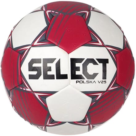 Select Bal Hand Polska v25 Wit-Rood