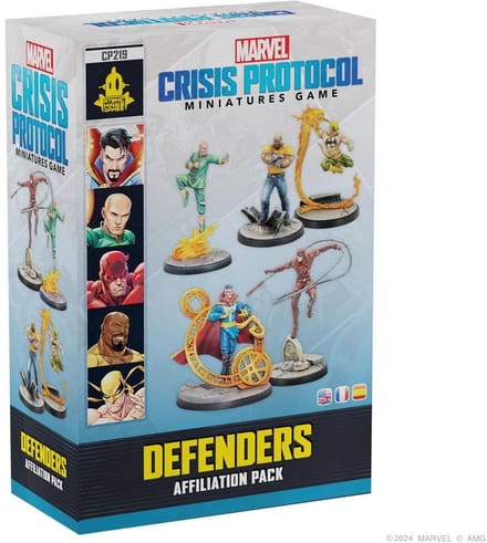 Marvel: Crisis Protocol - Defenders Affiliation Pack - Miniaturen - EN/ES/FR