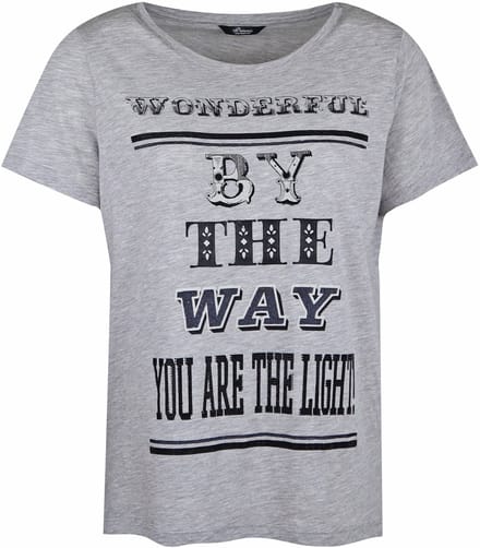 Princess goes Hollywood • grijs t-shirt wonderful • maat 36