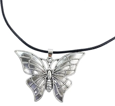 Ketting zilverkleur vlinder verstelbaar - Charme Bijoux