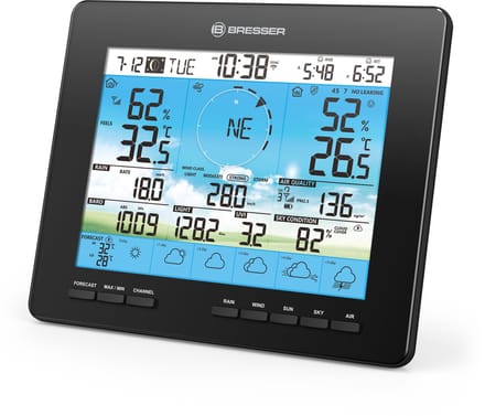 Bresser Weerstation - Basisscherm - Compatibel met 7003210 - Zonder Sensor