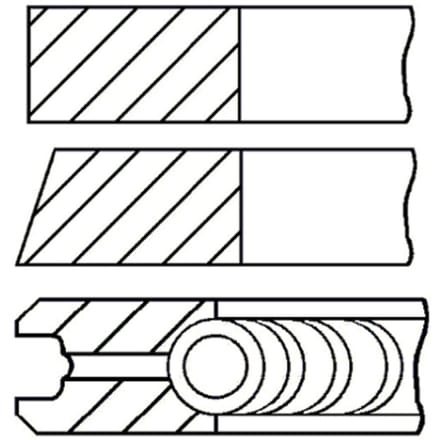 Goetze Engine Zuigerveren set GOETZE 08-429300-10