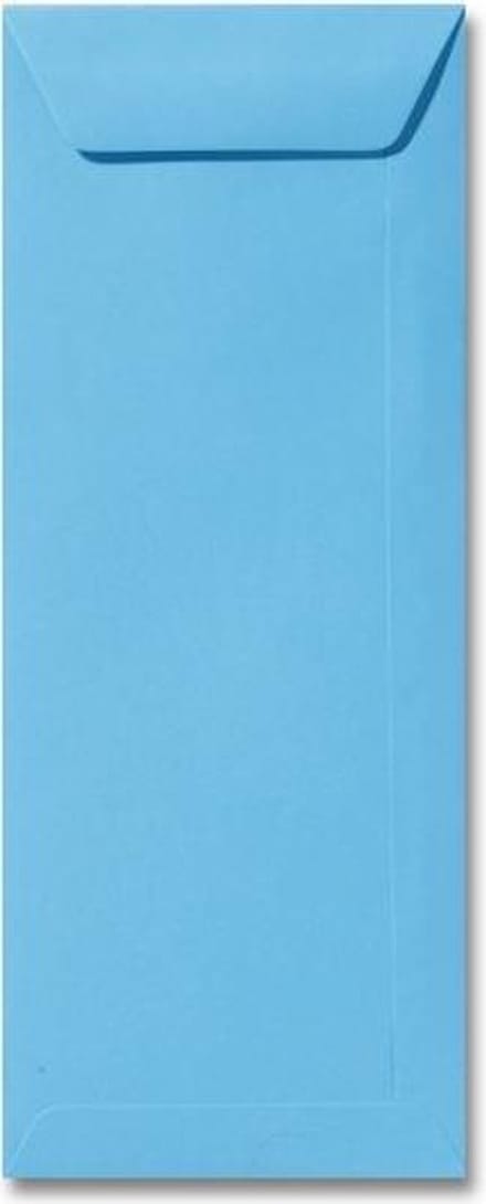 Envelop 12,5 x 31,2 Oceaanblauw, 60 stuks
