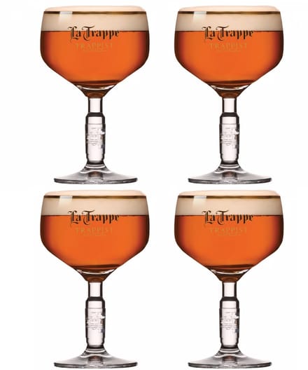 La Trappe Bierglazen 250 ml - 4 Stuks
