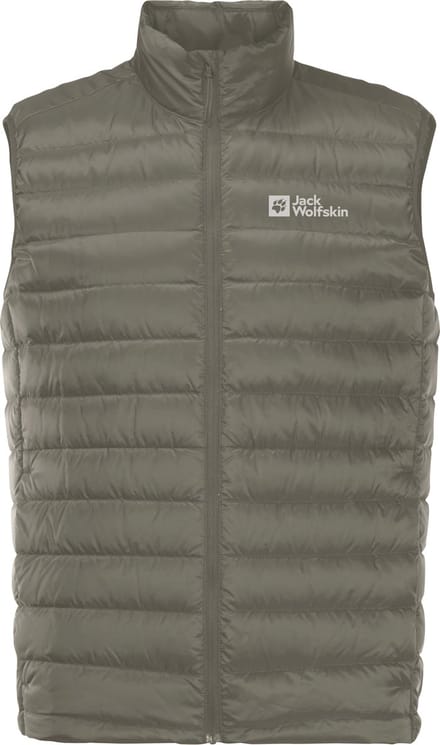 Jack Wolfskin Pack & Go Down Vest Men - Bodywarmer - Heren - Groen - Maat XL