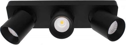 Spot Laguna Led Zwart 3Lichts