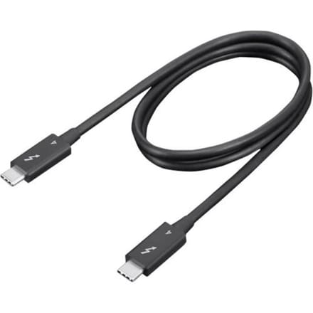 Lenovo 4X91K16968 Thunderbolt-kabel Thunderbolt 4 Thunderbolt (USB-C) stekker 0.70 m Zwart 8K UHD