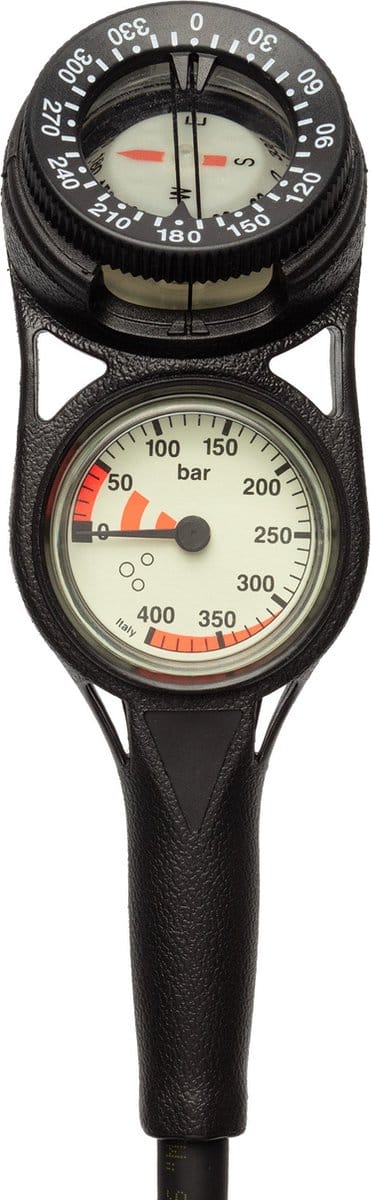 Combo2 - Pressure Gauge 300 bar + Compass - Manometer - Volwassenen