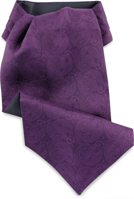 We Love Ties - Chokers - Choker Paisley Nuance paars - paars