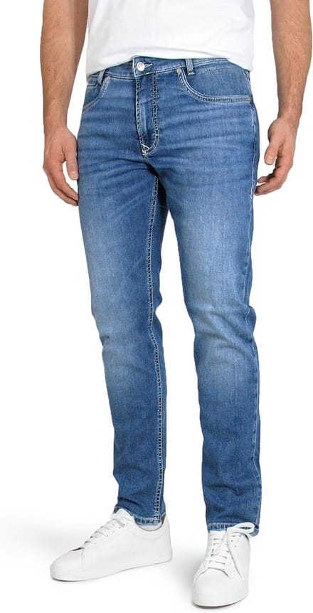 Heren Slim Fit Jeans Pijpmodel Comfortabele Stretch